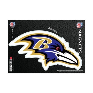 Imã Magnético Vinil Baltimore Ravens NFL - 7X12cm