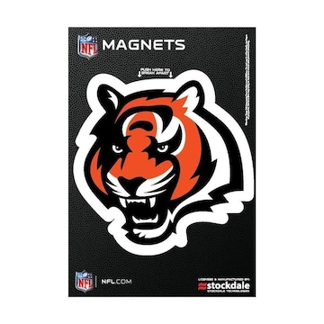 Imã Magnético Vinil Cincinnati Bengals NFL - 7X12cm