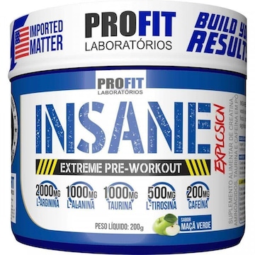 Pré Treino Insane Profit Explosion - Maçã Verde - 200g