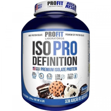 Whey Iso Pro ProFit Definition - Cookies and Cream - 1814g
