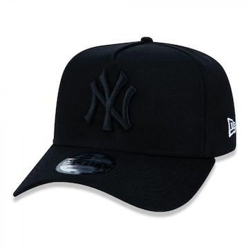 Boné Aba Curva New Era 9Forty A-Frame Ajustável MLB New York Yankees Basic - Snapback - Adulto