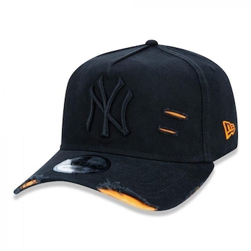 Boné New Era 9Forty A-Frame MLB New York Yankees Destroyed I - Ajustável - Snapback - Adulto