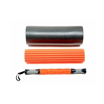 Rolo de Liberação Miofascial Woder Foam Roller 3 em 1 Ativação