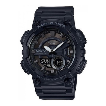 Relógio Anadigital Casio Standard AEQ-110W-1BVDF - Masculino