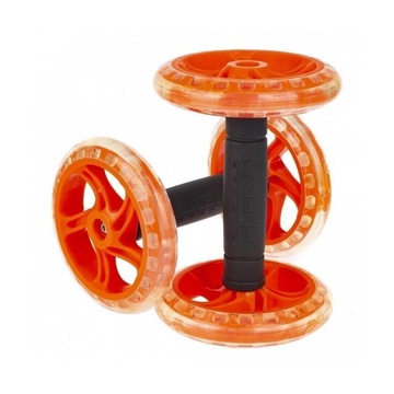 Roda de Exercício Abdominal Pilates Live up Sports Dupla