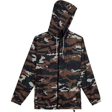 Jaqueta Corta Vento com Capuz Oakley Camo Windbreaker - Masculina