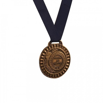 Medalha Gedeval Bronze com Fita - 45Mm