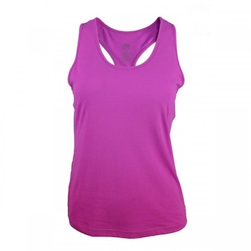 Camiseta Regata Alto Giro Poliamida Skin Fit Degradê - Feminina