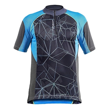 Camisa de Ciclismo Poker Dare com Zíper - Masculina