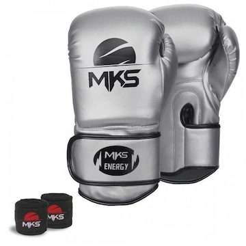 Kit de Boxe MKS Energy II com Luva + Bandagem - Adulto