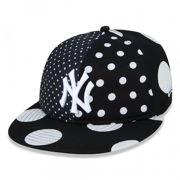 Boné Aba Reta New Era 9Fifty Retro Crown MLB New York Yankees Polka Dot - Snapback - Adulto