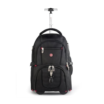 Mochila de Rodinhas Crossgear para Notebook Alça de Costas