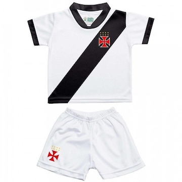 Kit Uniforme do Vasco da Gama 031 S Torcida Baby - Infantil