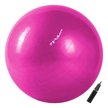 Bola De Pilates Suiça Poker Gym ball 75cm