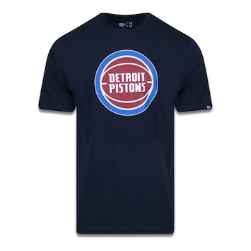 Camiseta New Era Manga Curta NBA Detroit Pistons - Masculina