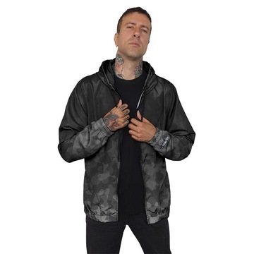 Jaqueta Corta Vento Chess Clothing com Capuz - Masculina
