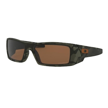 Óculos de Sol Oakley Gascan Matte Olive Camo Lente Prizm Tungsten Polarizado - Unissex