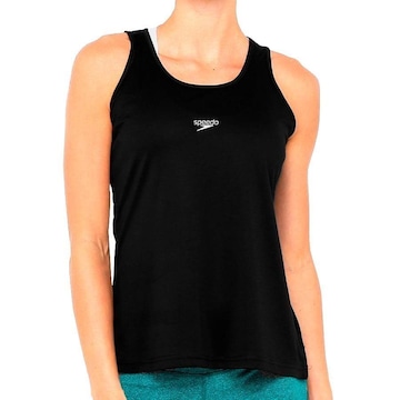 Camiseta Regata Speedo Interlock Longa - Feminina