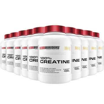 Kit 10x Creatina Bodybuilders - Natural - 100g