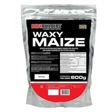 Waxy Maize Bodybuilders - Natural - Refil 800g