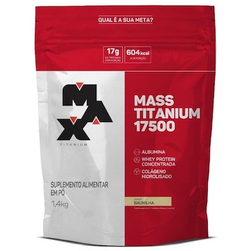 Mass Titanium Max Titanium - Baunilha - 1,4 kg