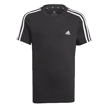 Camiseta adidas Infantil Essential Preta Menino GN3995