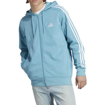 Jaqueta de Moletom com Capuz adidas Essentials 3S - Masculina