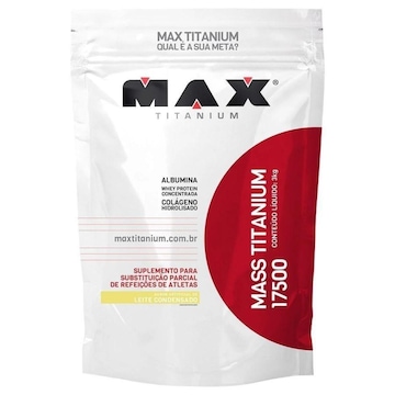 Mass Max Titanium Refil - Leite Condensado - 3 Kg