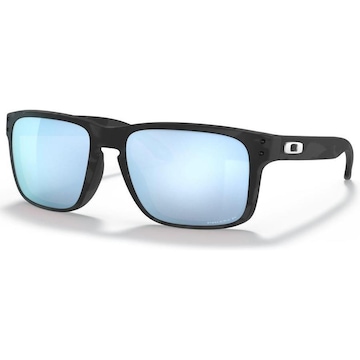 Óculos de Sol Oakley Holbrook Matte Black Camo W Prizm Deep Water Polarized - Adulto