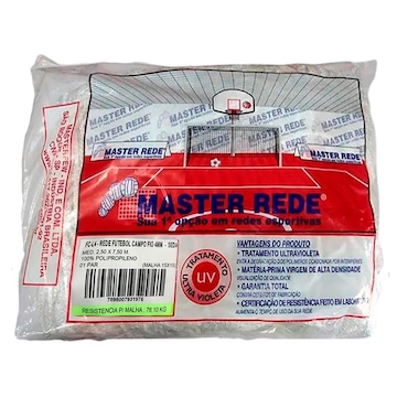 Rede Campo Tradicional Master Rede Fio 4mm Seda