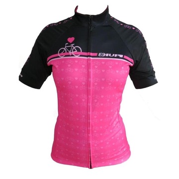 Camisa de Ciclismo Hupi Love Bike UV50+ - Feminina