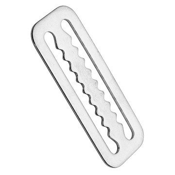 Passador de Cinto Cetus em Inox Serrilhado