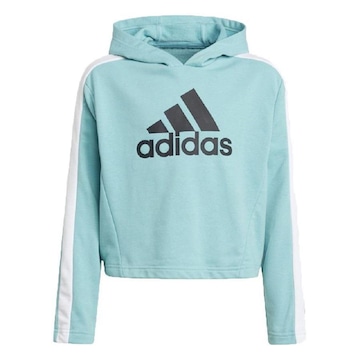 Agasalho com Capuz adidas Cropped - Infantil