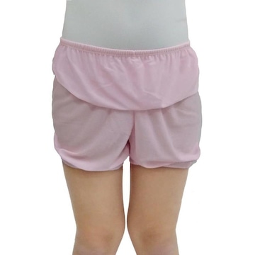 Short Ballet Ritmus Com Babado Jersey - Infantil