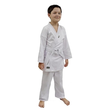 Kimono Karate Infantil Shinai Start com Faixa - Adulto
