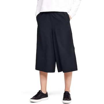 Calça Legging Under Armour Woven Wide Crops - Feminina