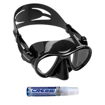 Máscara de Mergulho Cressi Metis + Anti Fog Sea Gold - Adulto