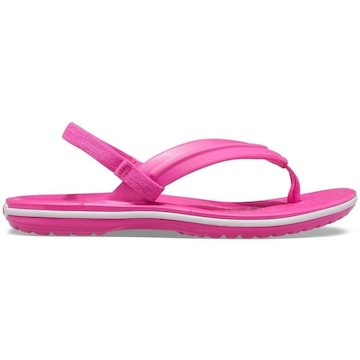 Sandália Crocs Crocband Strap Flip Kids Electric - Infantil