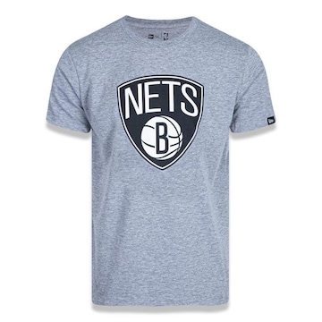 Camiseta New Era NBA Brooklyn Nets Basic Logo - Masculina