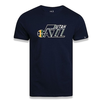 Camiseta New Era Utah Jazz Basic Logo NBA - Masculina