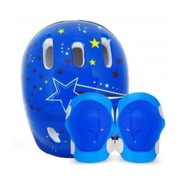 Kit de Proteção Acte Sports com Capacete e Joelheira - Infantil