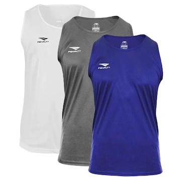 Kit de Camiseta Regata Penalty X - Masculina - 3 Unids