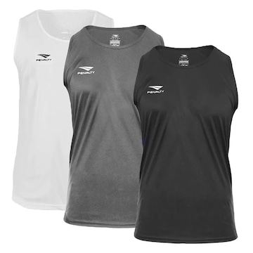 Kit de Camiseta Regata Penalty X - Masculina - 3 Unids