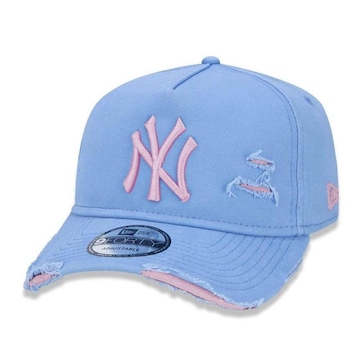 Boné Aba Curva New Era New York Yankees 940 Damage Destroyed - Strapback - Adulto