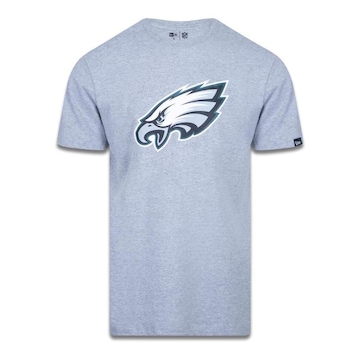 Camiseta New Era Philadelphia Eagles Logo Time NFL - Masculina