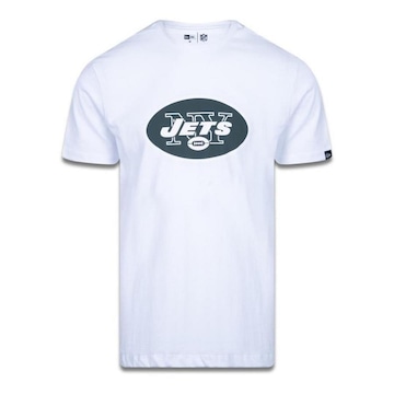 Camiseta New Era Masculina New York Jets Logo Time NFL