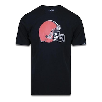 Camiseta New Era NFL Cleveland Browns Logo Time - Masculina