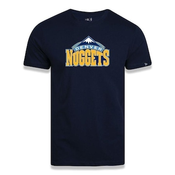 Camiseta New Era Masculina Denver Nuggets Basic Logo NBA