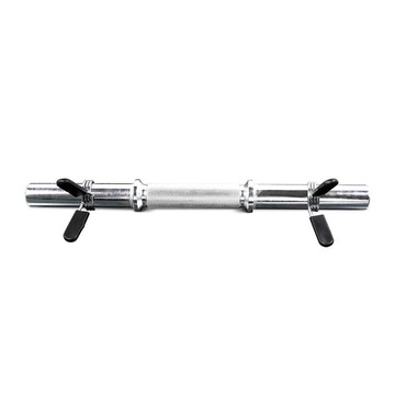 Barra Reta Kikos Cromada com Presilha - 40 cm