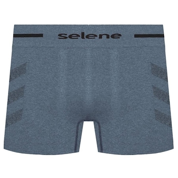 Cueca Boxer Selene sem Costura Mescla - Adulto